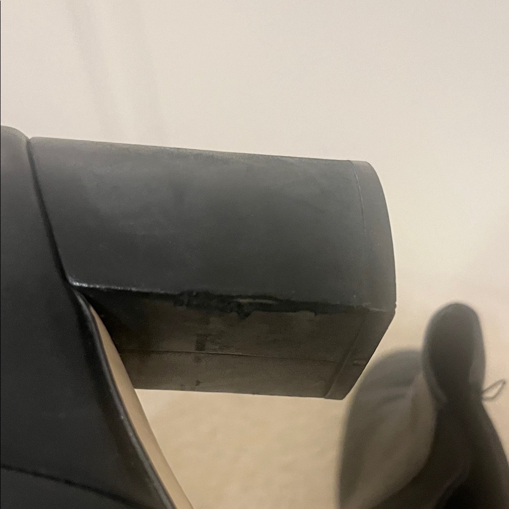 Cole Haan Black Leather Ankle Booties - Picture 14 of 16